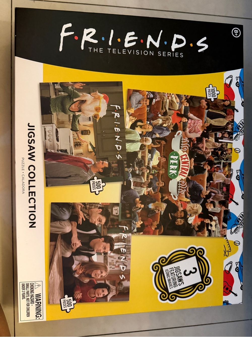 FRIENDS Jigsaw Collection Puzzle Set in Yellow and Black